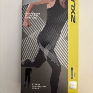 2XU HYOPTIK Compression Tights with Reflective Logos
